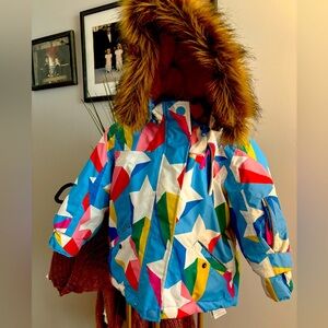 Boden little girls super warm ski/winter coat.